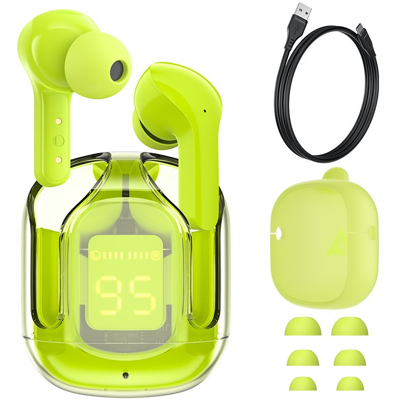 T6 Crystal Wireless Earphones - Luxoras