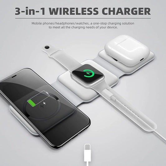 3 in 1 wireless charger - Luxoras