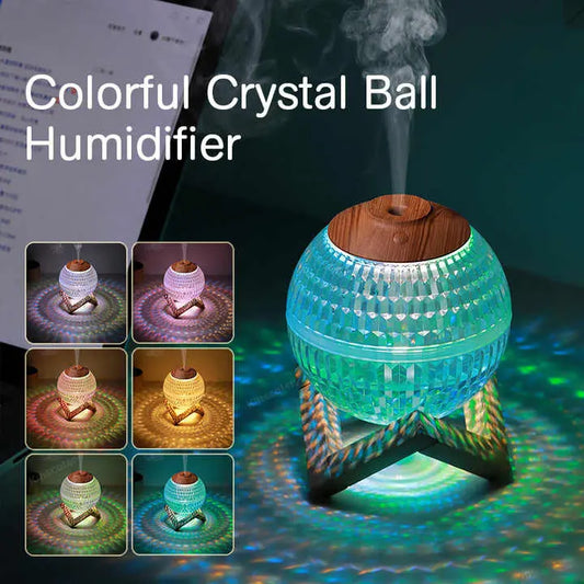 Household Bedroom Crystal Ball Humidifier Desktop - Luxoras