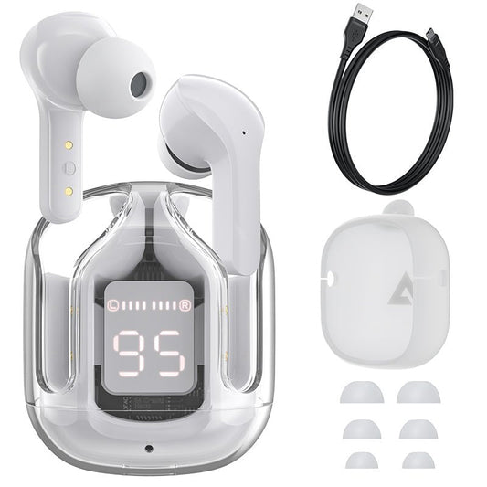 T6 Crystal Wireless Earphones - Luxoras