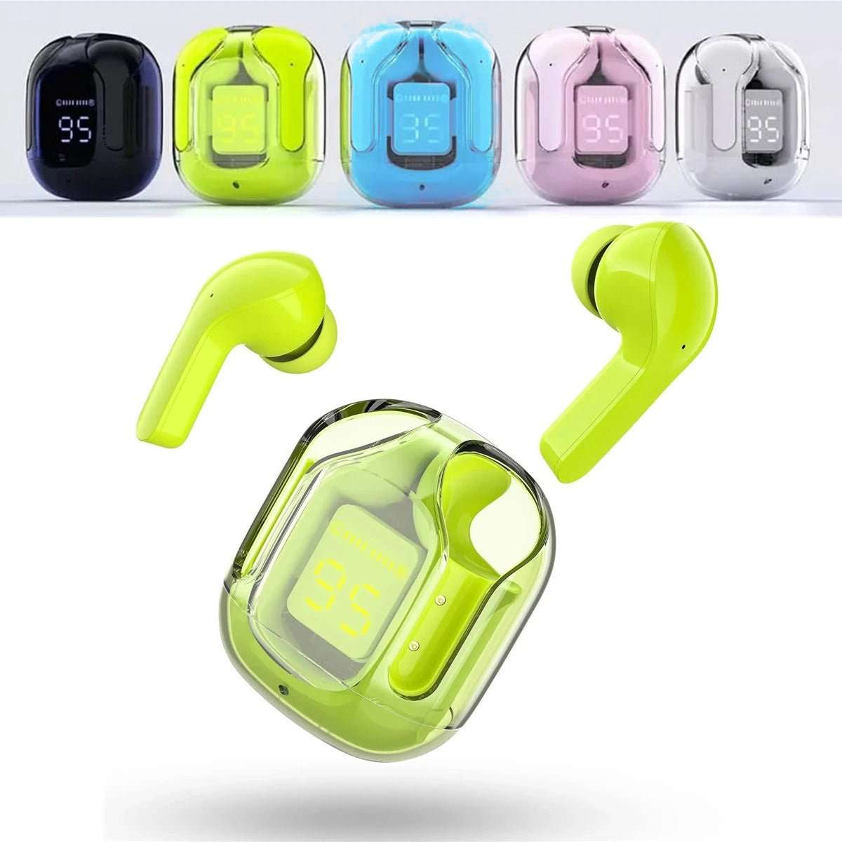 T6 Crystal Wireless Earphones - Luxoras