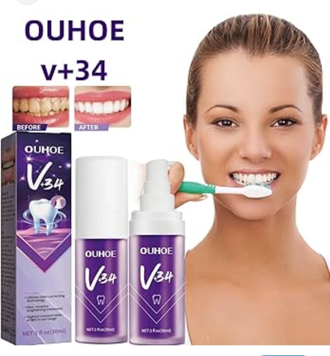 Toothpaste for sensitive teeth and whitening - Luxoras